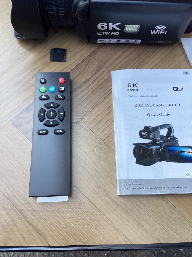 6Kデジタル ビデオカメラ ULTRA HD Wi-Fi機能付き