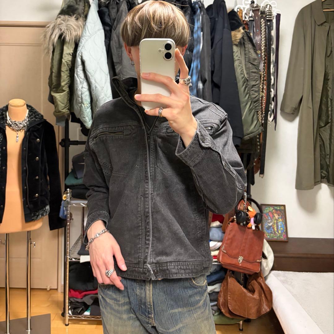 デニムジャケット archive y2k グランジ 平成 - メルカリ