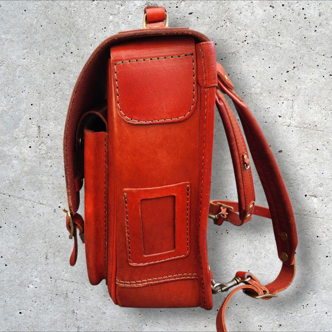 HERZ】ランドセル／革／ヘルツ／鞄／レッド／大人／ハードレザー 40周年