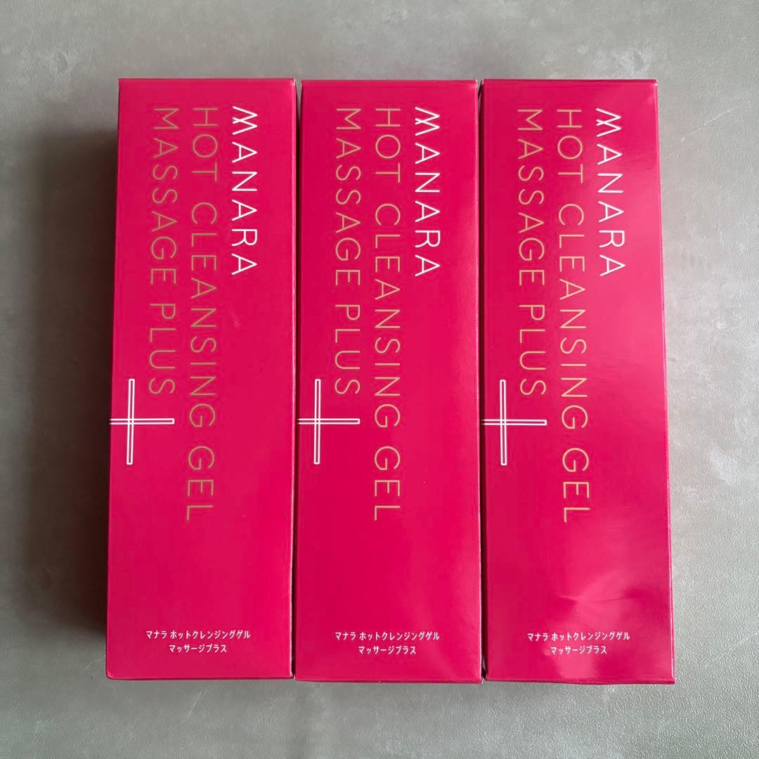 MANARA ホットクレンジングジェル マッサージプラス 200g 3本 マナラ ホットクレンジングゲル マッサージプラス 200g MANARA マナラ
