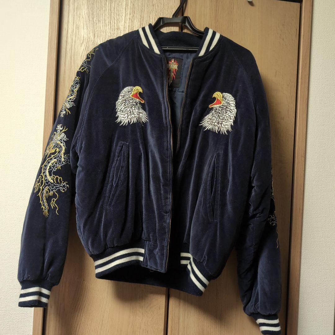 JAKE スーベニアジャケット スカジャン 別珍 ベロア 刺繍 鷲ドラゴン
