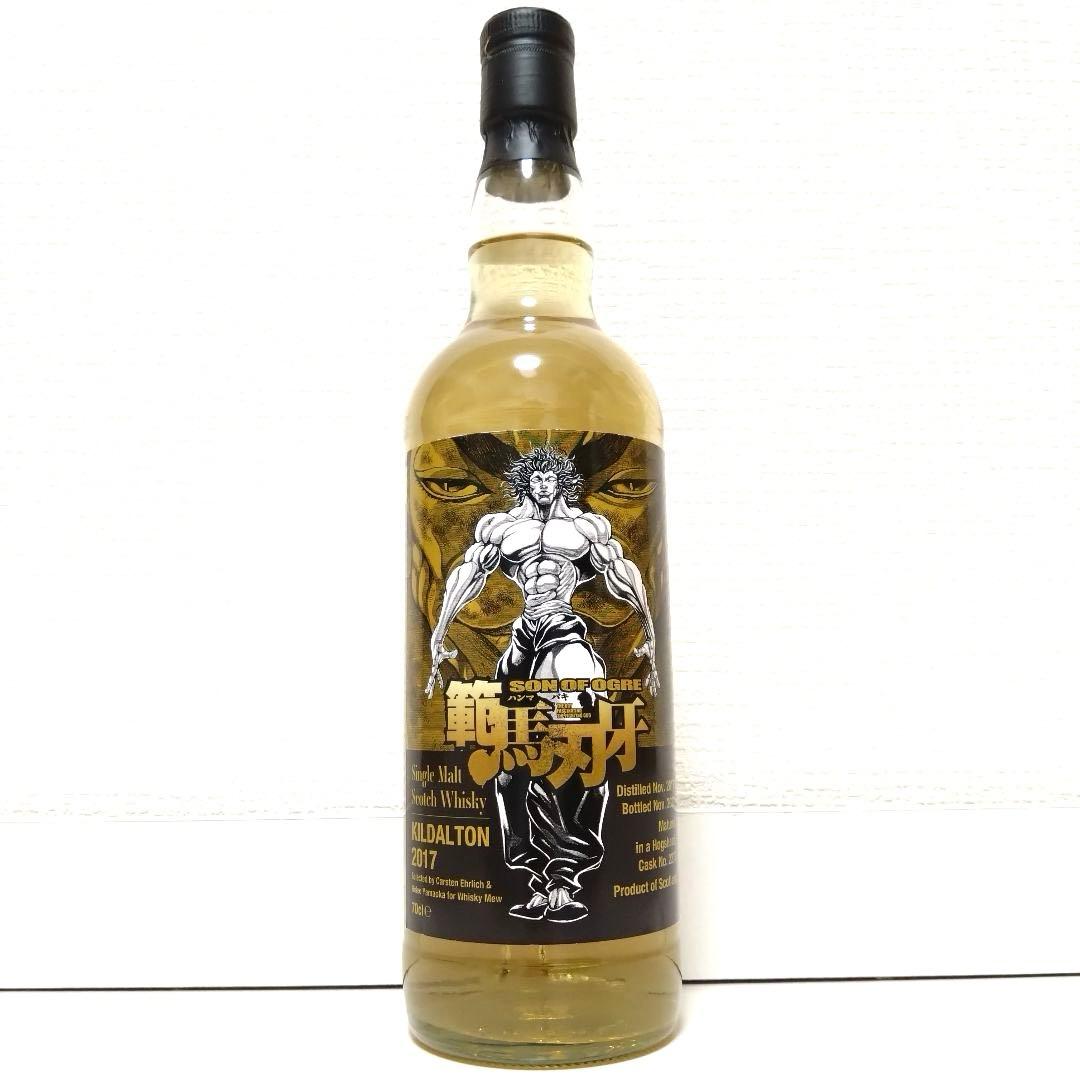 ウイスキーミュウ 範馬勇次郎ラベル キルダルトン6年2017 範馬刃牙』ラベル／キルダルトン2017 359本限定品 - メルカリ