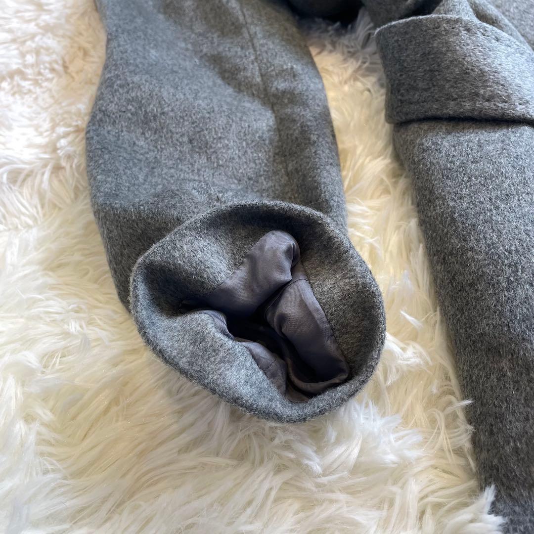 CONPIACERE コンピアチェーレ カシミア コート サガフォックス グレー