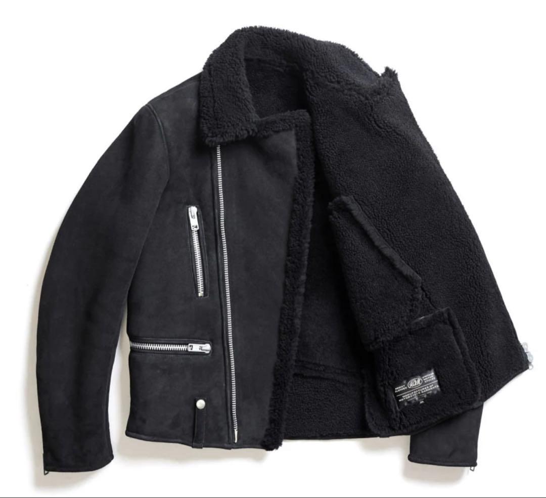 ACVM MOUTON DOUBLE RIDERS JACKET - メルカリ