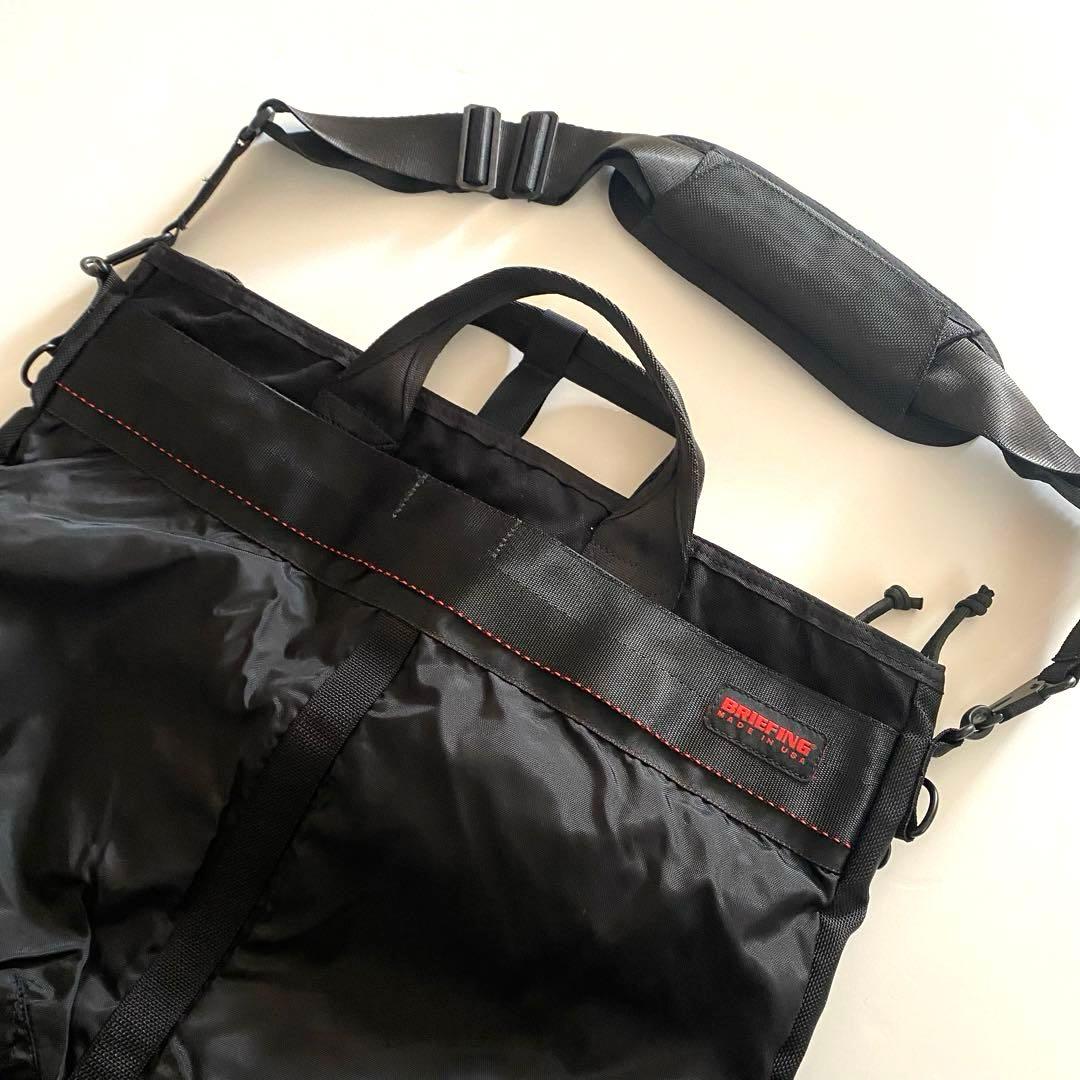 極美品 USA製 BRIEFING ステルスヘルメットバッグ 2way ブラック