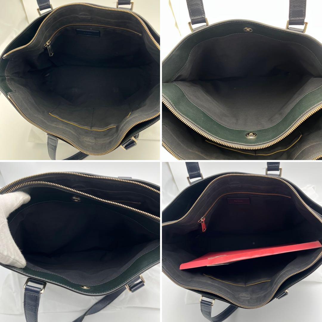 ポールスミス A4◎ 3室 シティー マルチストライプ トートバッグ