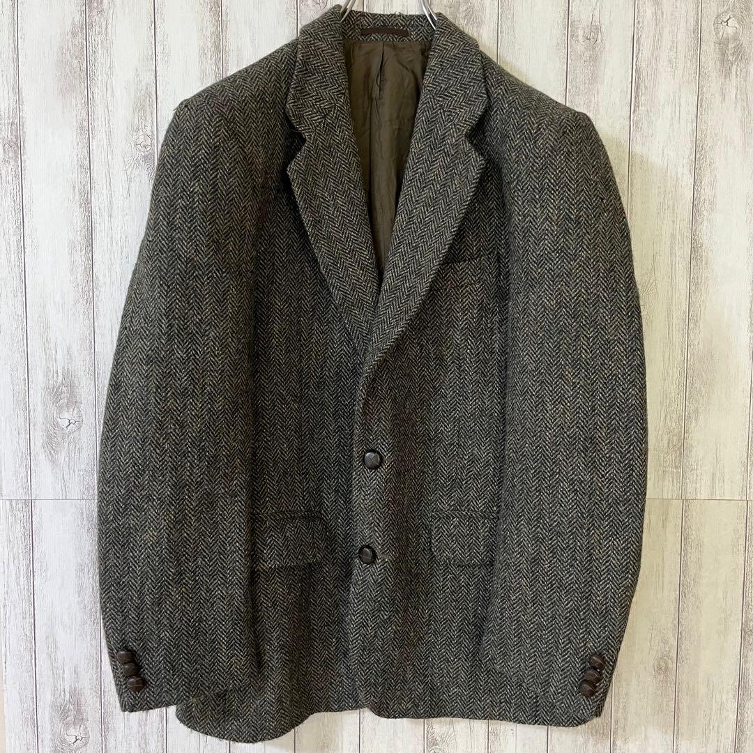 HARRIS TWEED ハリスツイード ジャケット ウール ヘリンボーン柄