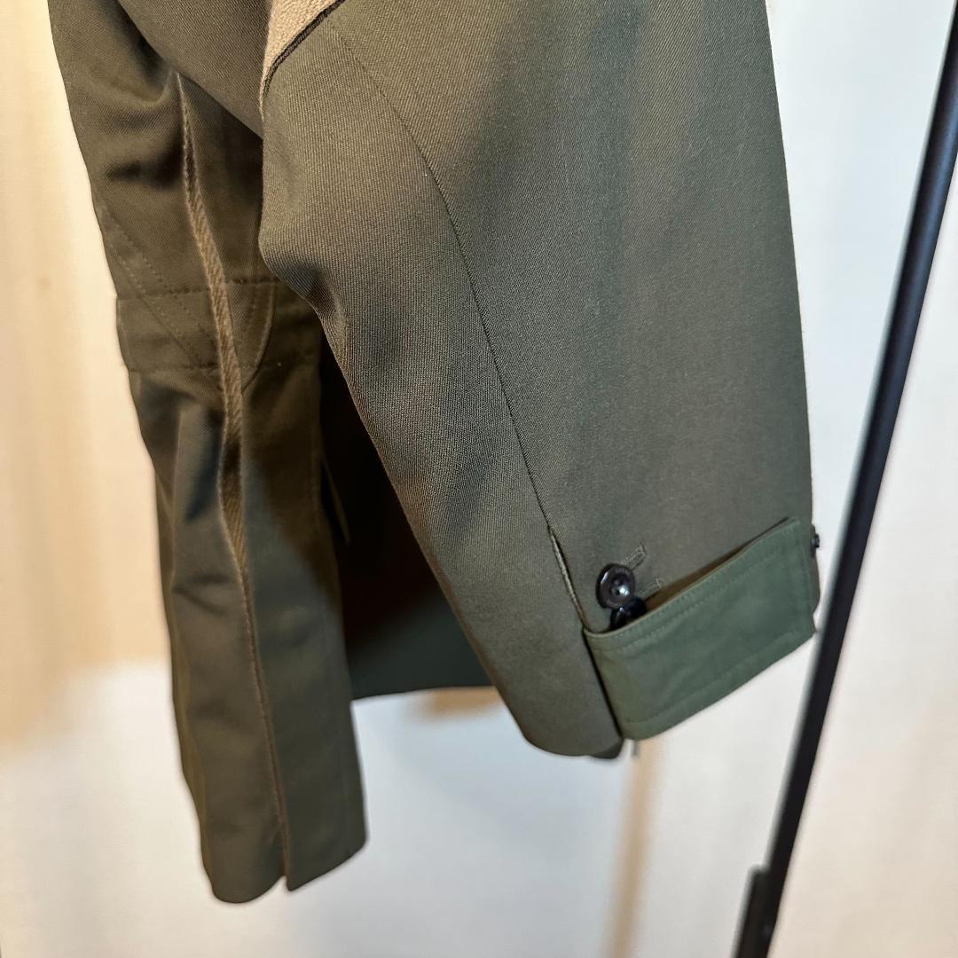 sacai サカイ 22SS テーラードジャケット オリーブ サイズ1 - メルカリ