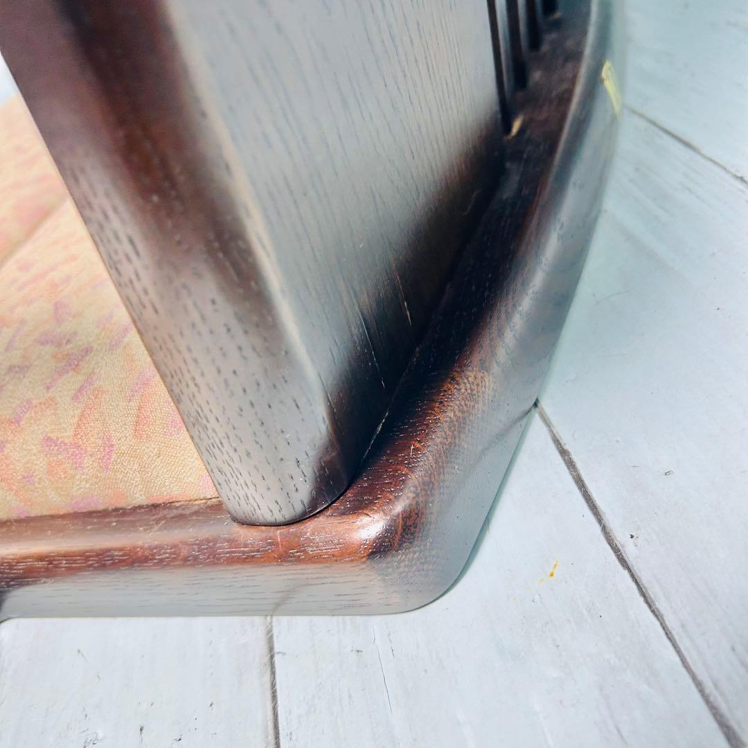 飛騨産業 キツツキマーク 座椅子 肘掛け 和モダン 昭和レトロ 旅館