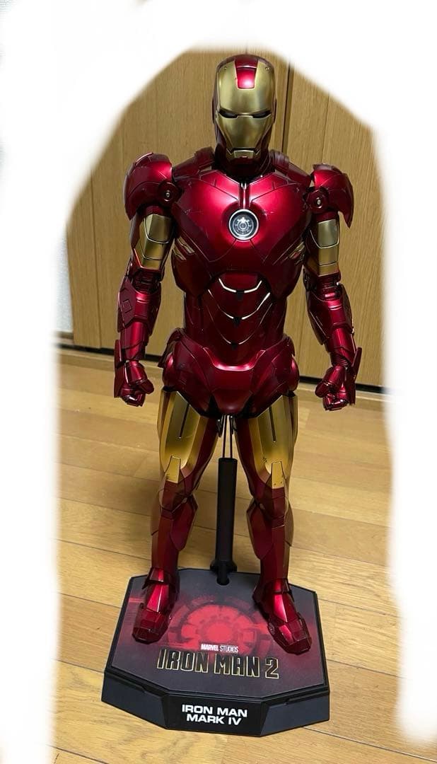 ホットトイズ　アイアンマン マーク4 フィギュア　1/4 Hottoys クオーター・スケール】『アイアンマン2』1／4スケールフィギュア