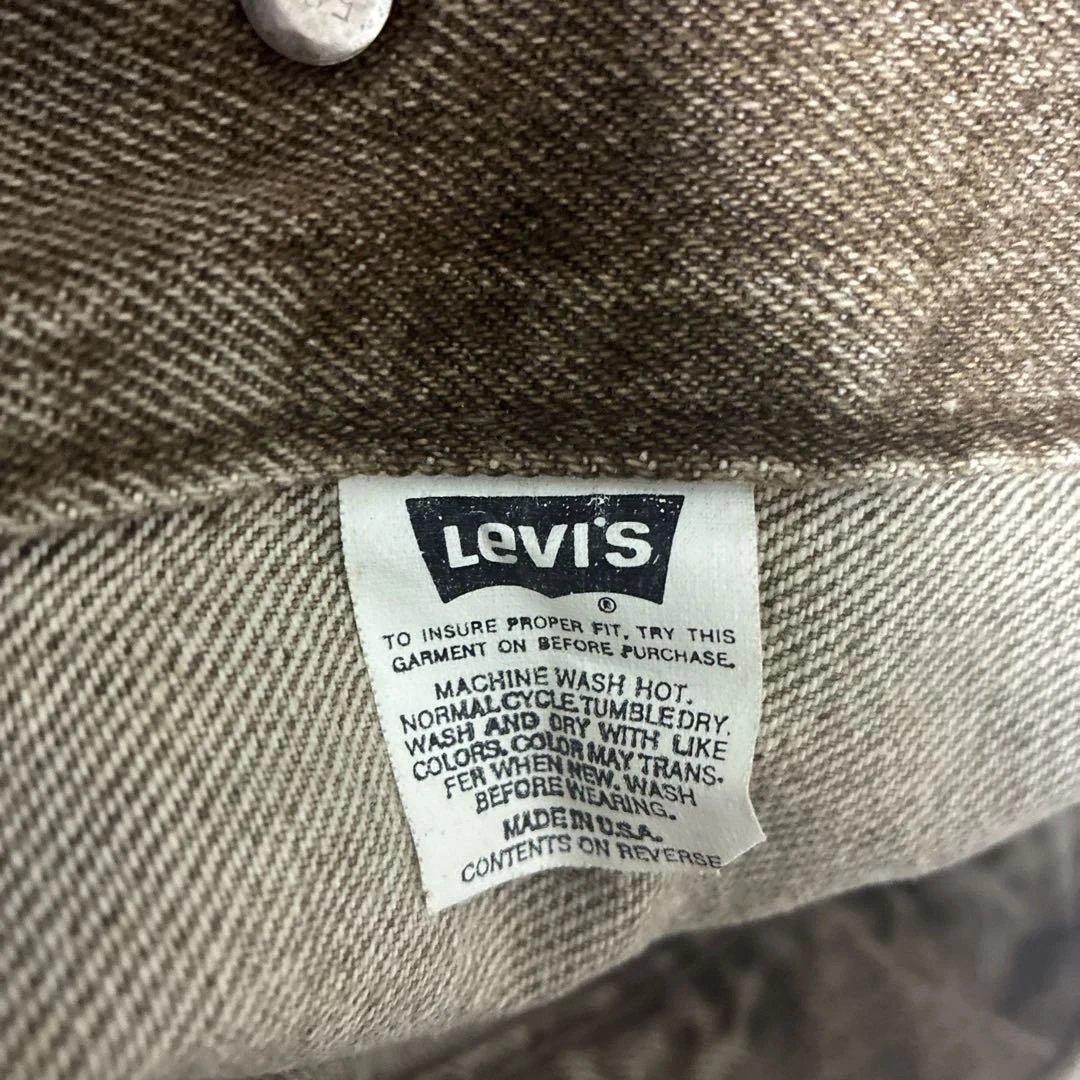 希少 先染め90s levi's ヴィンテージ デニムジャケット70598 - メルカリ