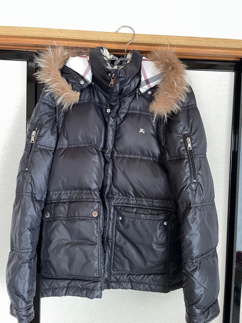し*こ様 BURBERRY BLACK LEBEL ダウンジャケット　Ｍサイズ 中古・古着通販】BURBERRY BLACK LABEL (バーバリーブラックレーベル