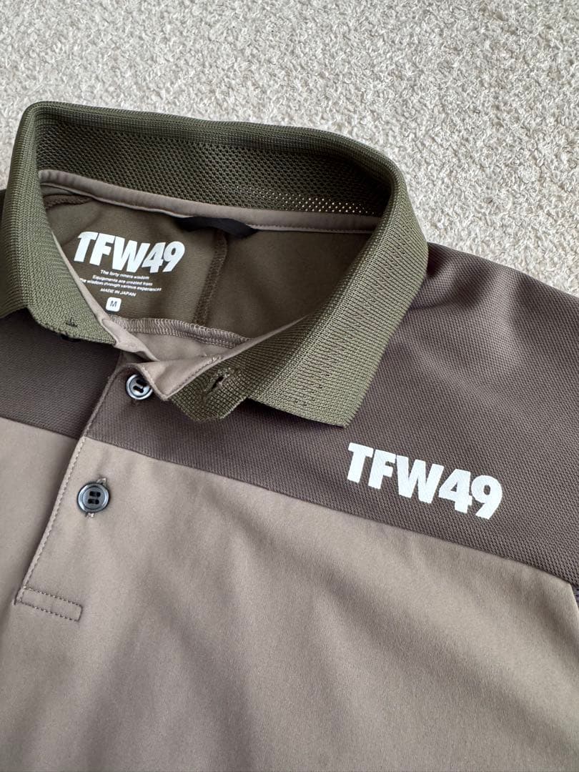 TFW49 SIDE MESH POLO サイズM TFW49 - SIDE MESH POLO / サイドメッシュ ポロシャツ / T102310002