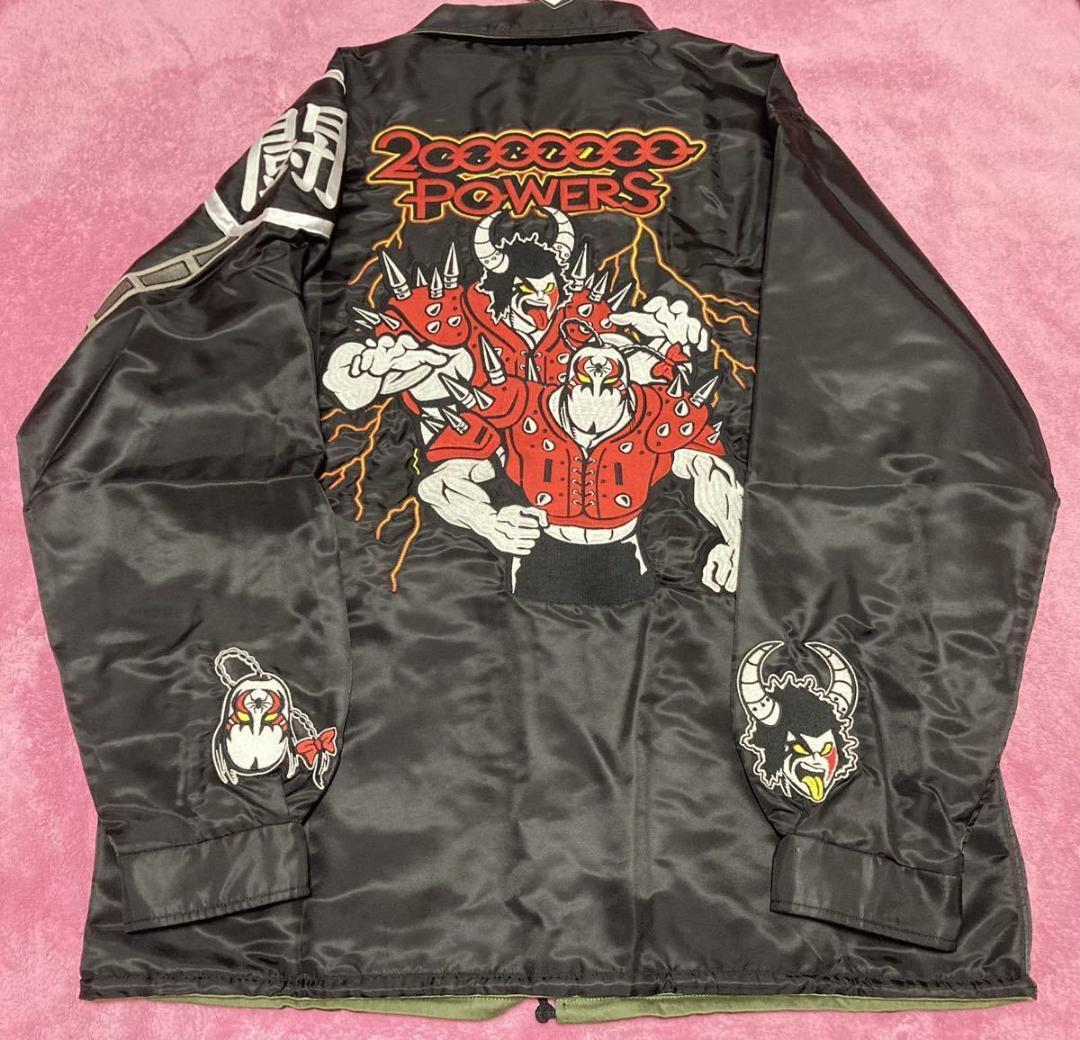 新品 キン肉マン 2000万パワーズ コーチジャケット XXL リバーシブル