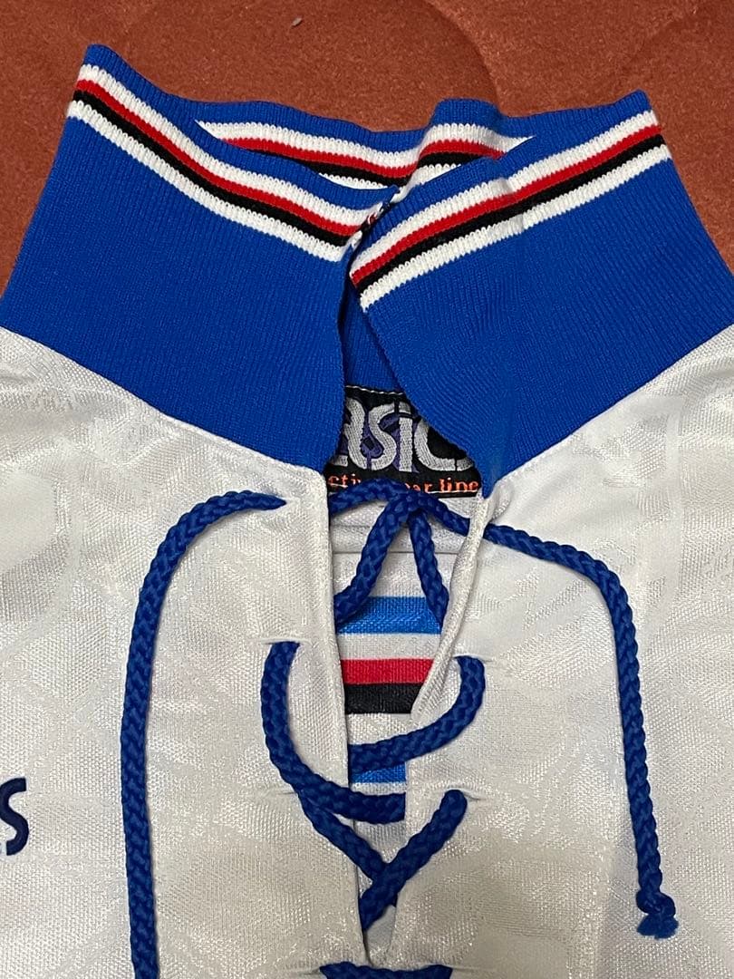 サンプドリア 94-95長袖シャツ L ホワイト MADE IN ITALY - メルカリ