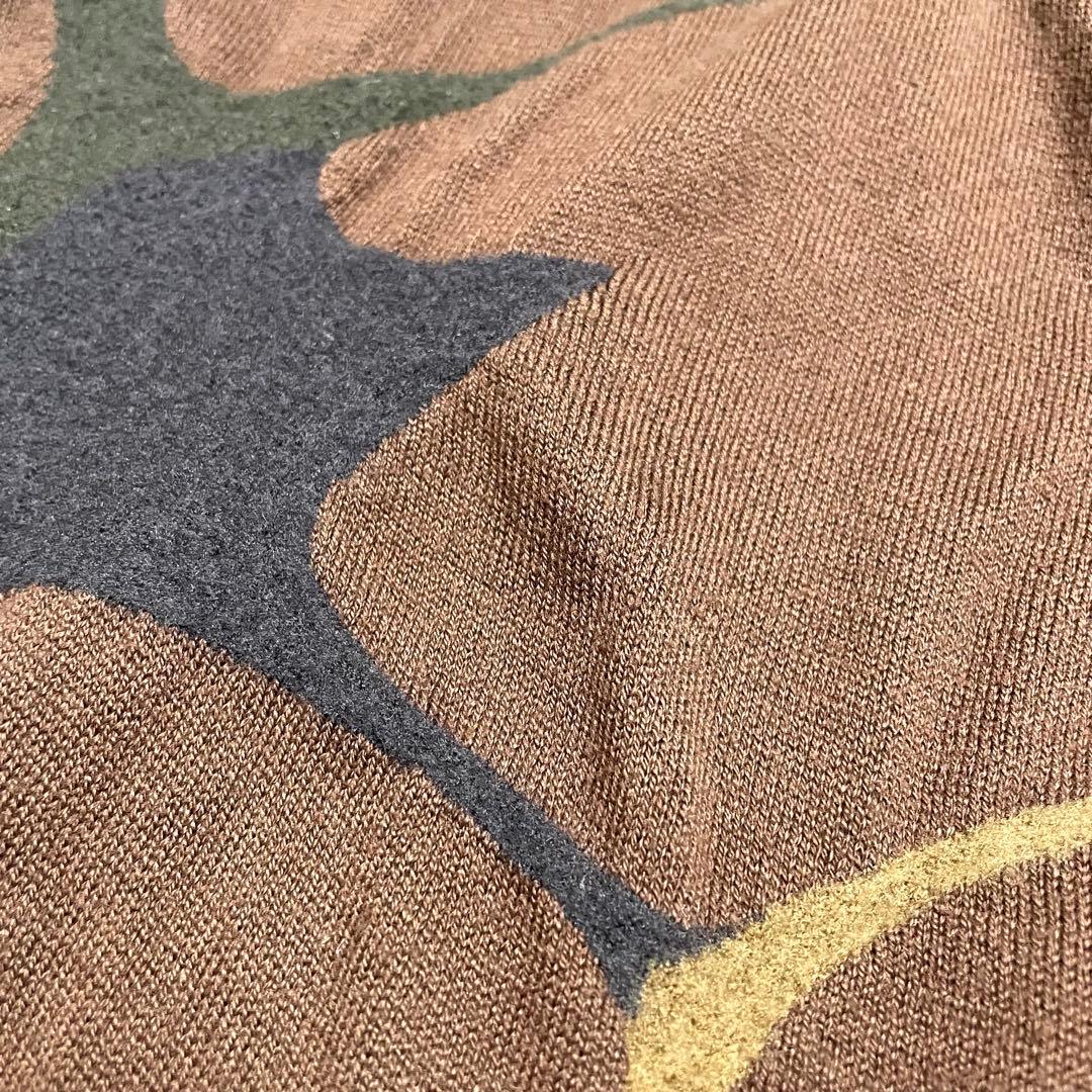 ヨーガンレール コットンニット ロングスカートブラウン M ウエスト