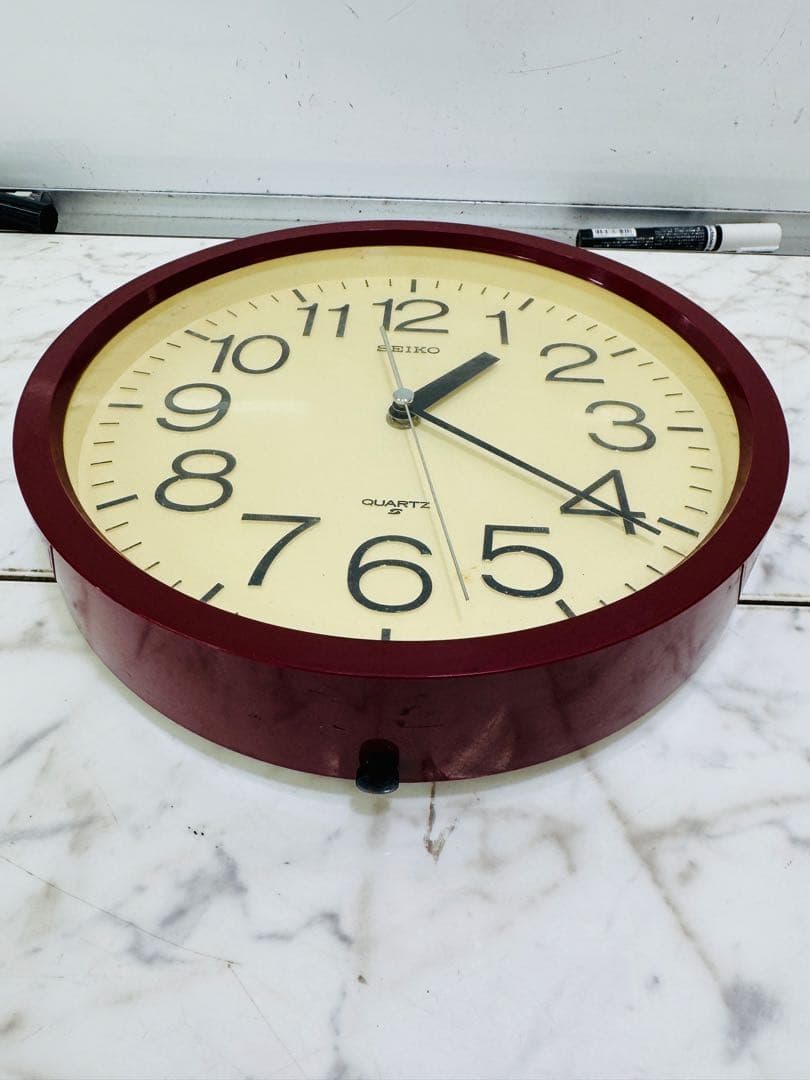 SEIKO セイコー 壁掛け 時計 昭和レトロ 28cm リズム アンティーク