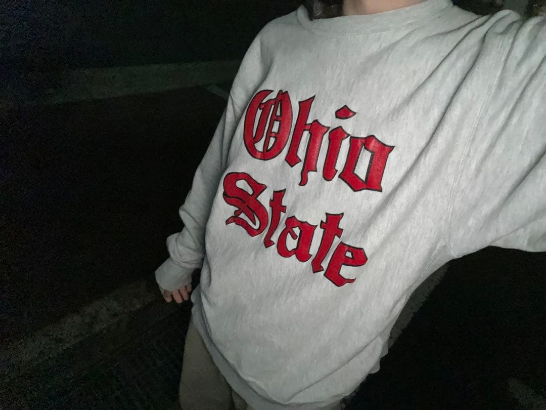 Ohio State リバースウィーブ　80s トリコタグ　菅田将暉着 激レア！】80sチャンピオンRWトリコタグ【Ohio State】菅田将暉着用