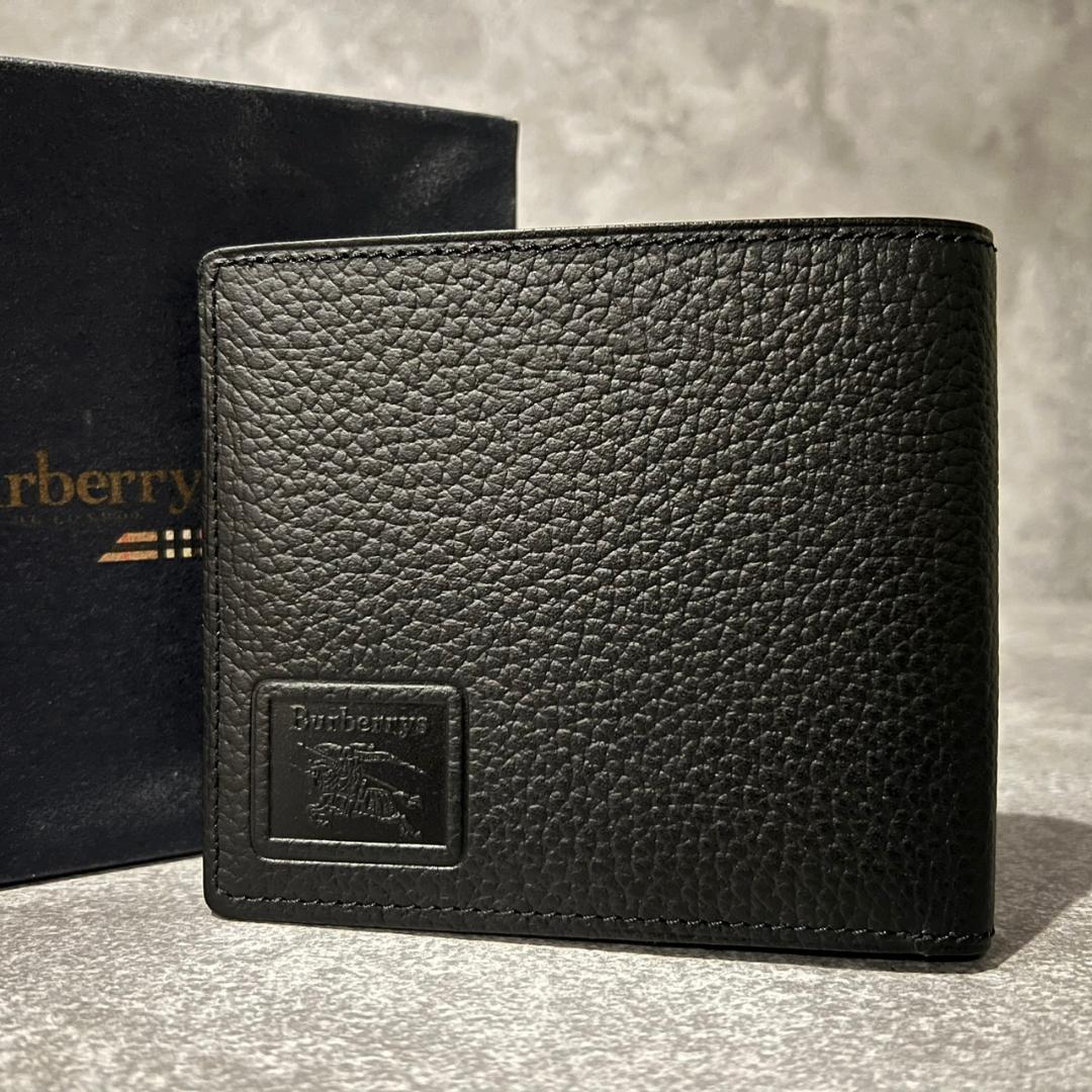 ⭐️Burberrys⭐️バーバリーズ 二つ折り財布 ノバチェック シボ革 黒 BURBERRY（バーバリー） 財布 ノバチェック 二つ折り長財布 ベージュ