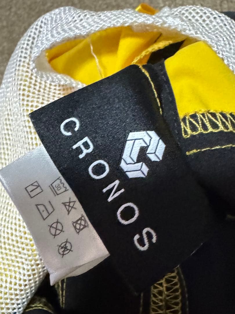 豚屋CRONOS ストライプ水着 イエロー