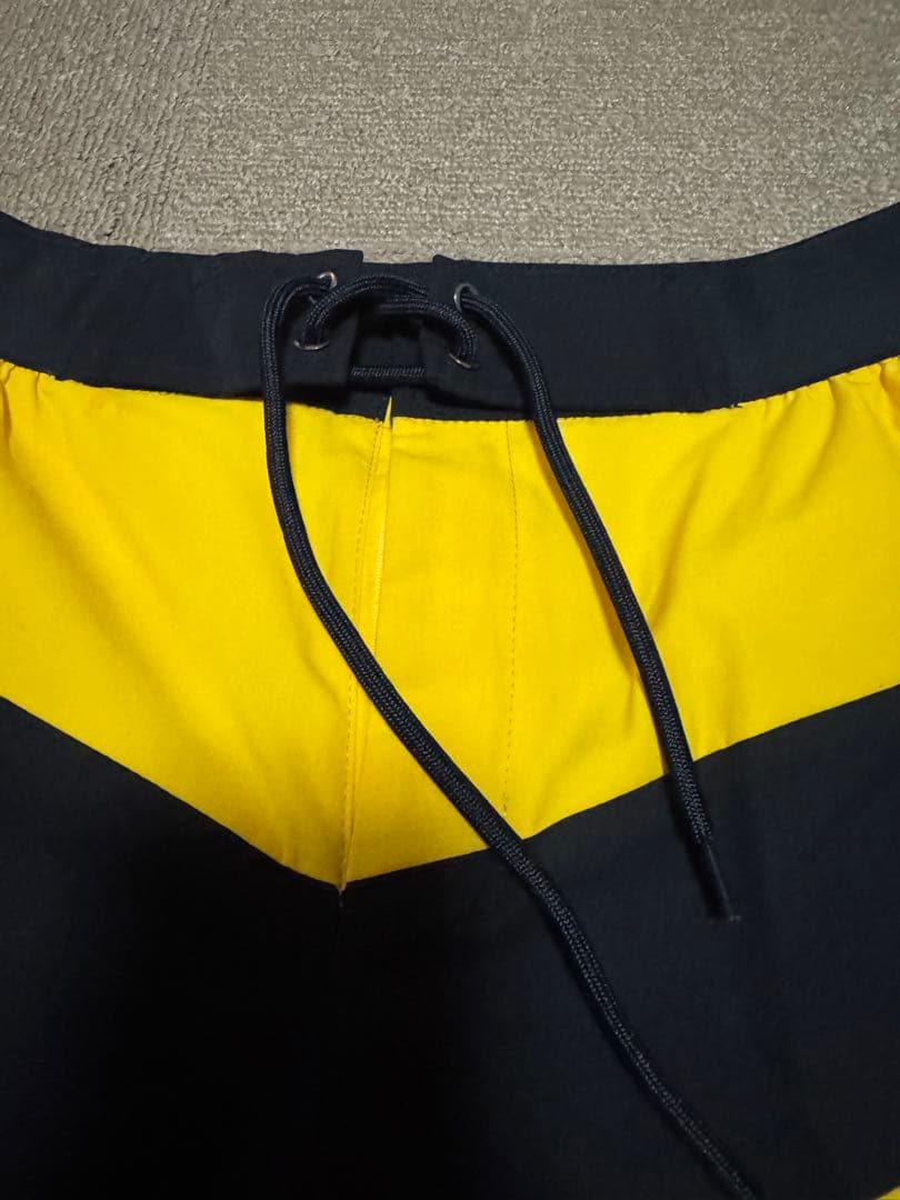 豚屋CRONOS ストライプ水着 イエロー