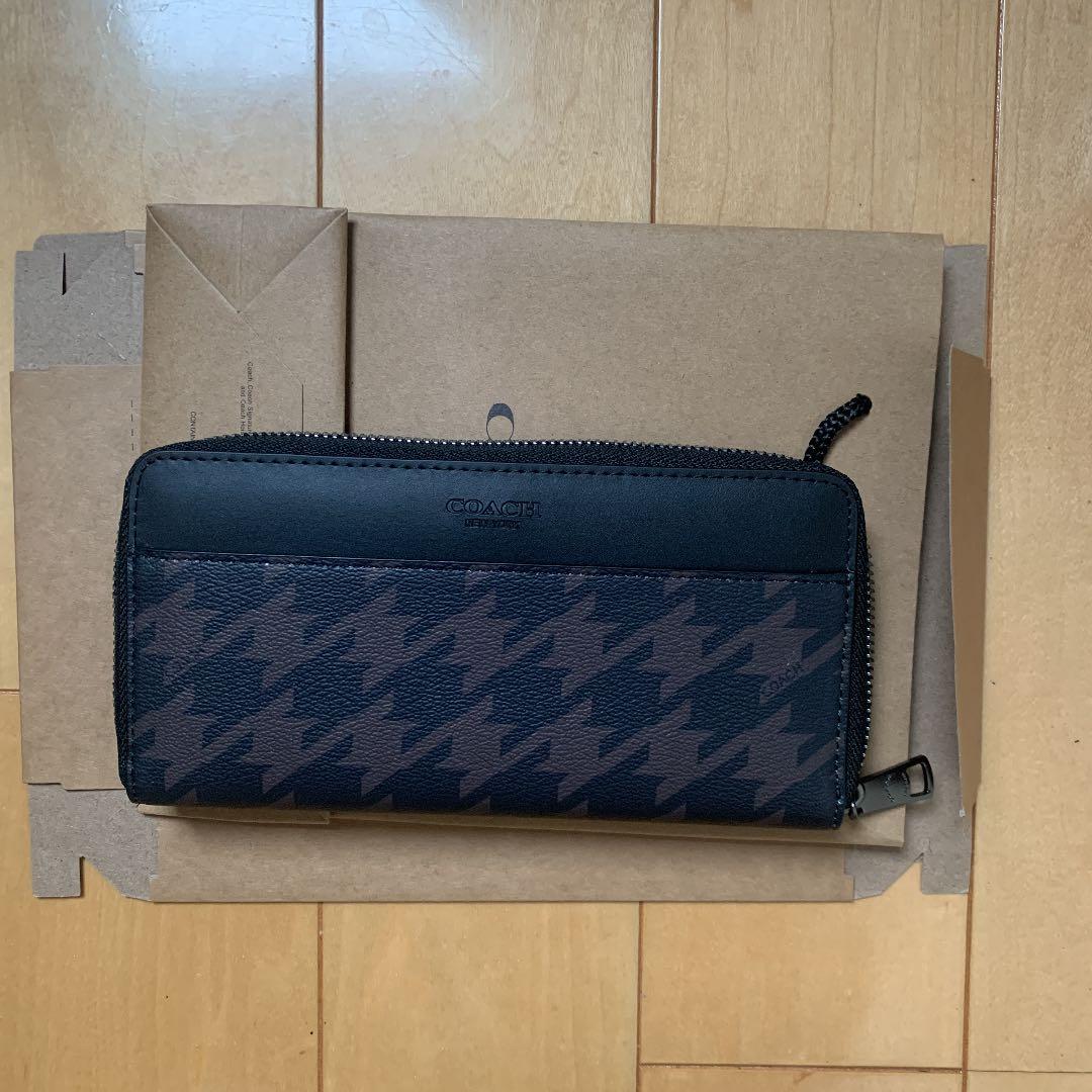 長財布　コーチ コーチ COACH 財布 メンズ 長財布 二つ折り 本革 レザー 長財布