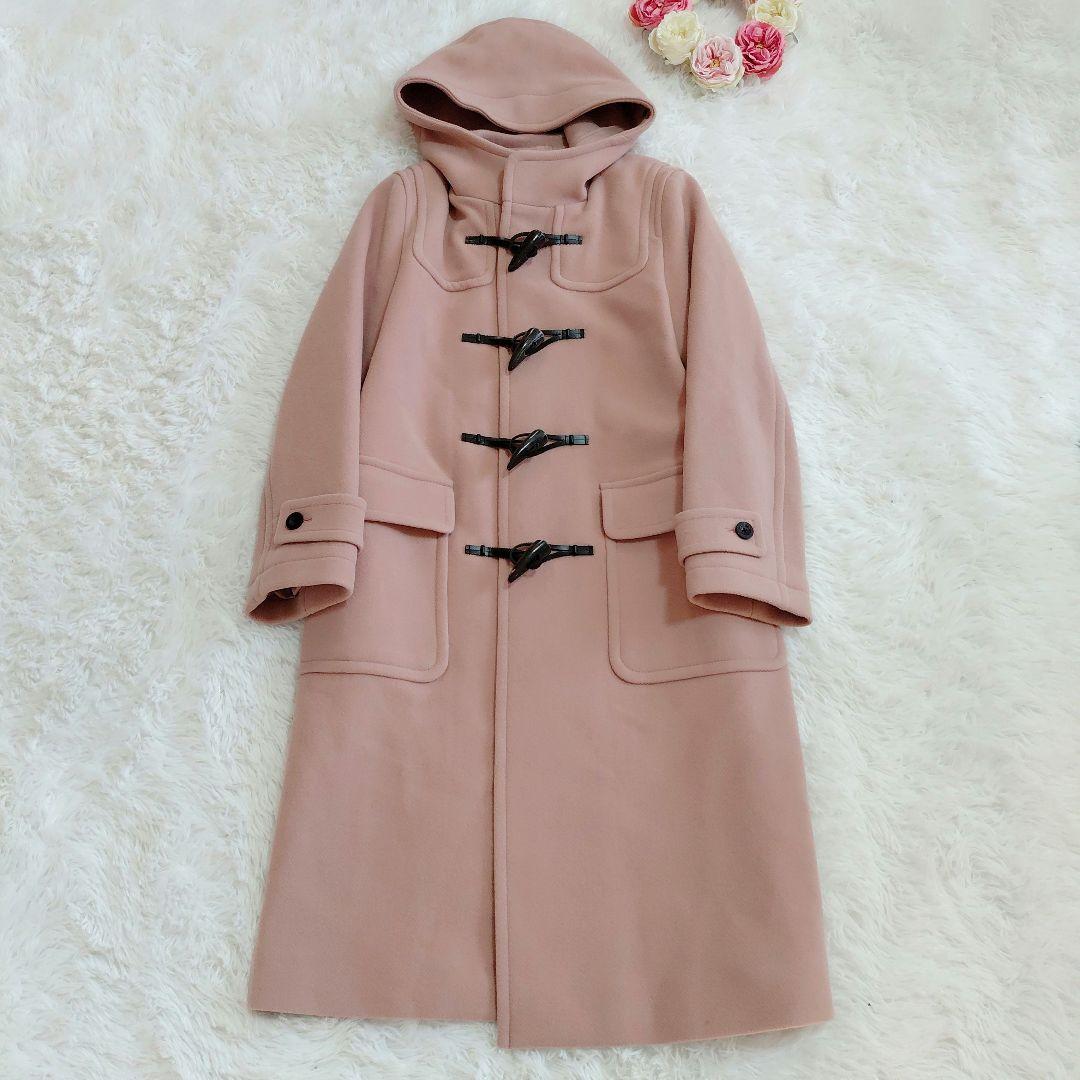 未使用級✨マカフィー　ダッフルコート ロングコート　フード付き　ピンク 未使用級✨マカフィー ダッフルコート ロングコート フード付き ピンク