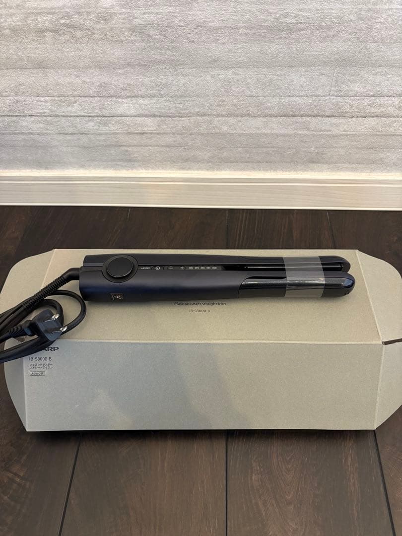 SHARP IB-S8000-Bプラズマクラスターストレートアイロン シャープ公式通販】 プラズマクラスターストレートアイロン＜ブラック