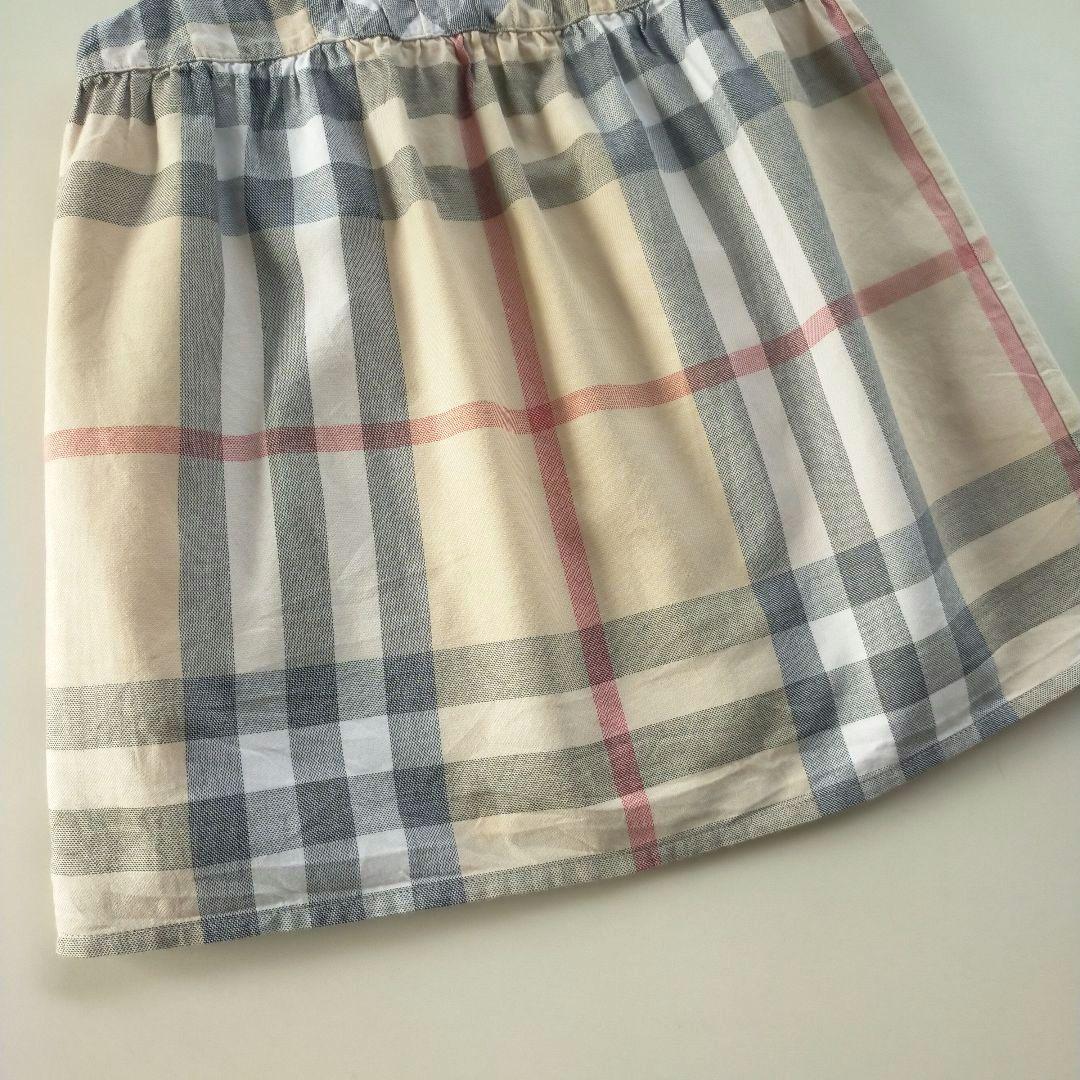 美品☆18M 81cm BURBERRYバーバリー チェック ジャンパースカート
