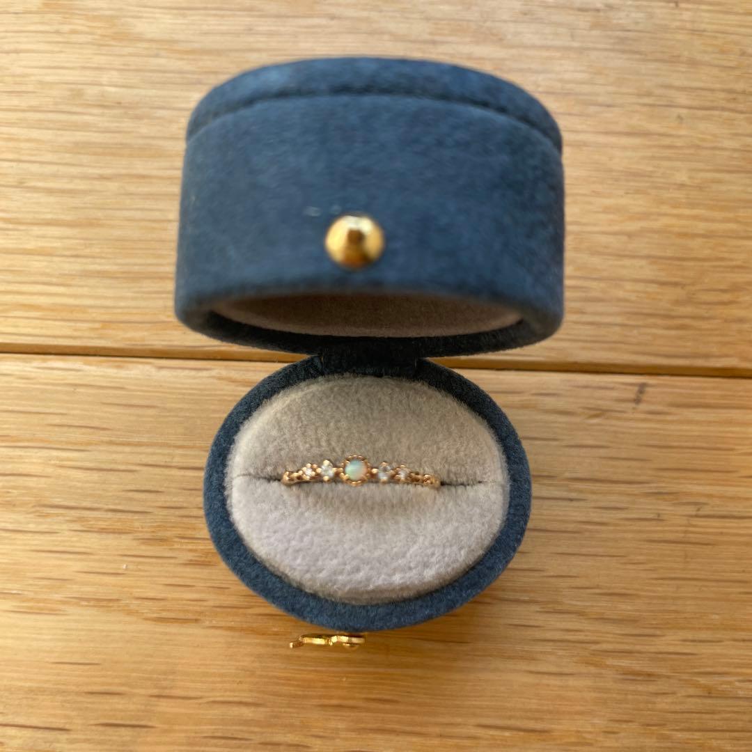 nojess ピンキーリング　3号　オパール 25th Limited】シルバーオパールピンキーリング｜ピンキーリング