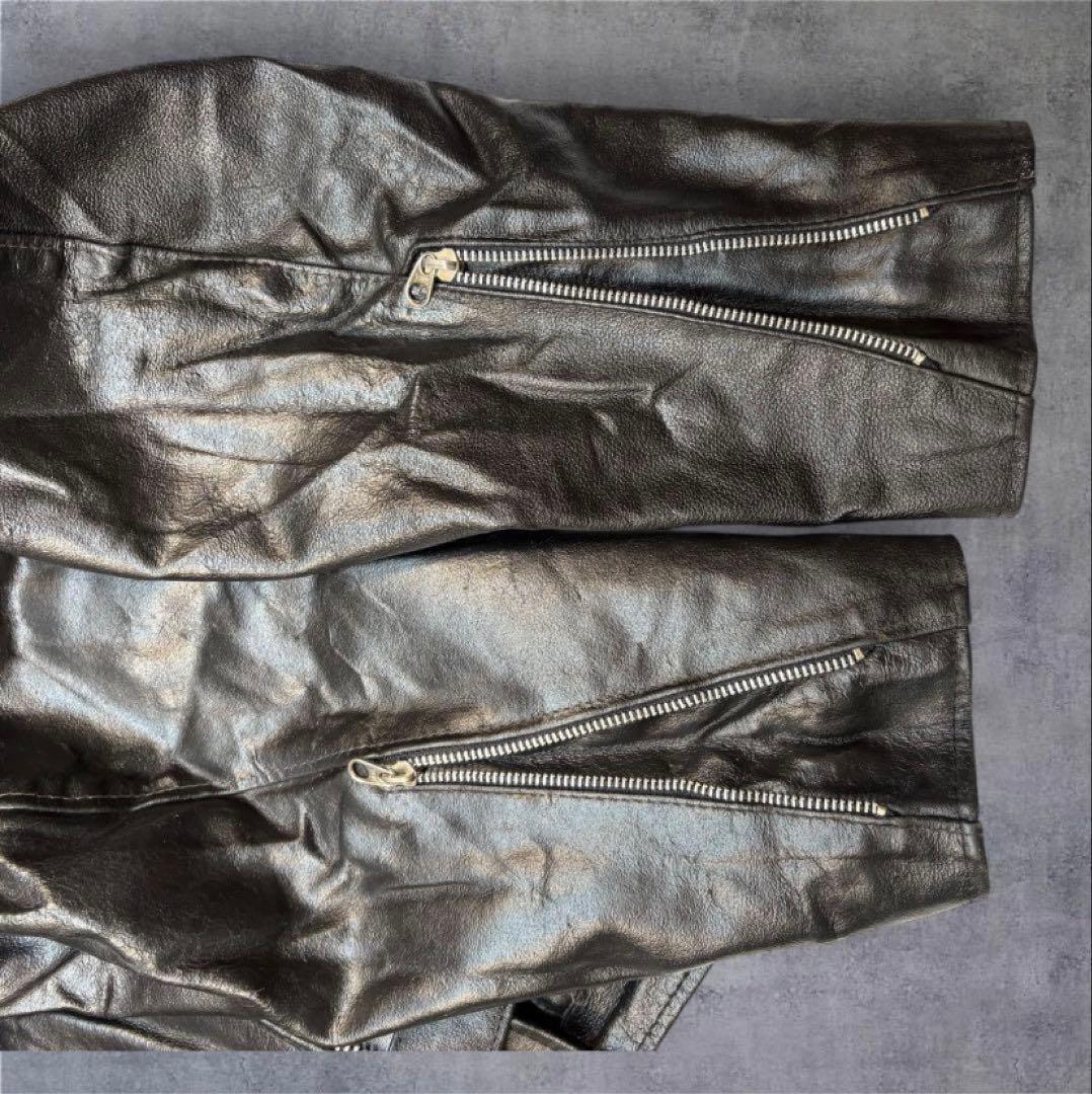 70's 〜 Sears ダブル ライダース ジャケット 40 REG. L - メルカリ