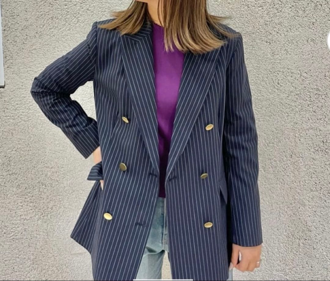 さわとも　ルーニィ　ネイビーストライプジャケットM 新品❤︎ 商品一覧｜LOUNIE（ルーニィ）公式サイト／公式オンラインストア