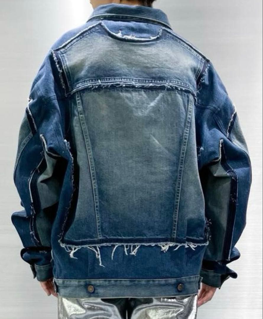 ジュンヤワタナベ リーバイスW ネームデニムジャケット（再構築