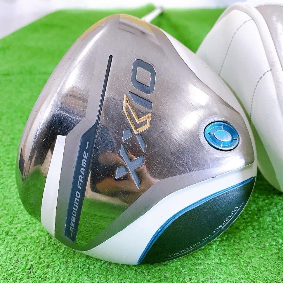 ツ91☆希少エクリュホワイト ゼクシオ12 XXIO12 レディースドライバー