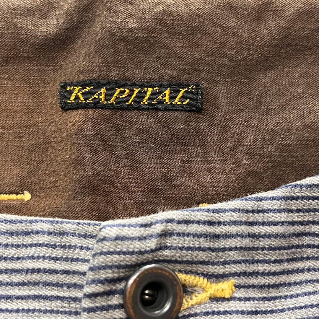 KAPITALヒッコリー アミッシュパンツ スカート キャピタル ガウチョパンツ