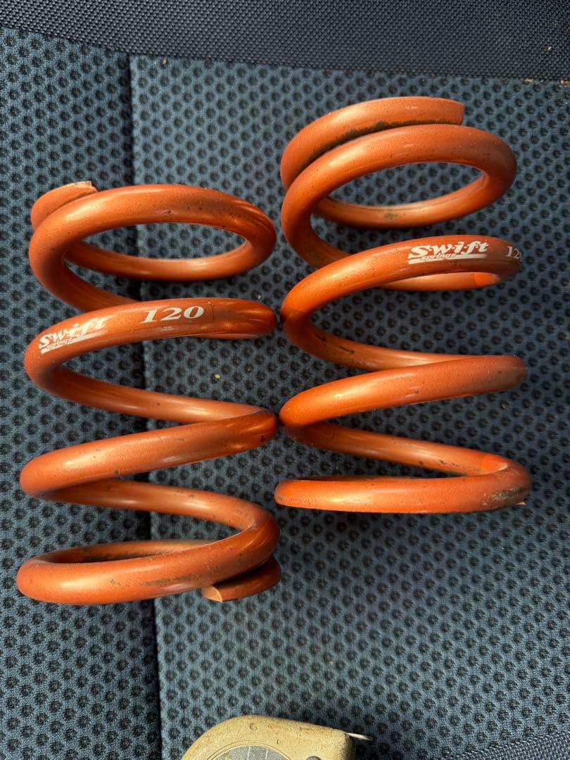 Swift スプリング 130mm 12k 直巻スプリング 2本セット スイフト 直巻レーシングサスペンション