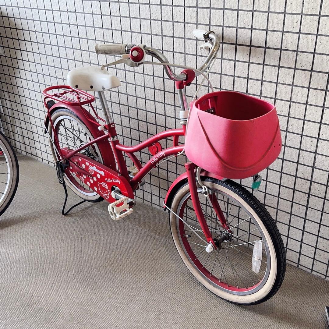 おそろい自転車ハローキティ18インチ - メルカリ