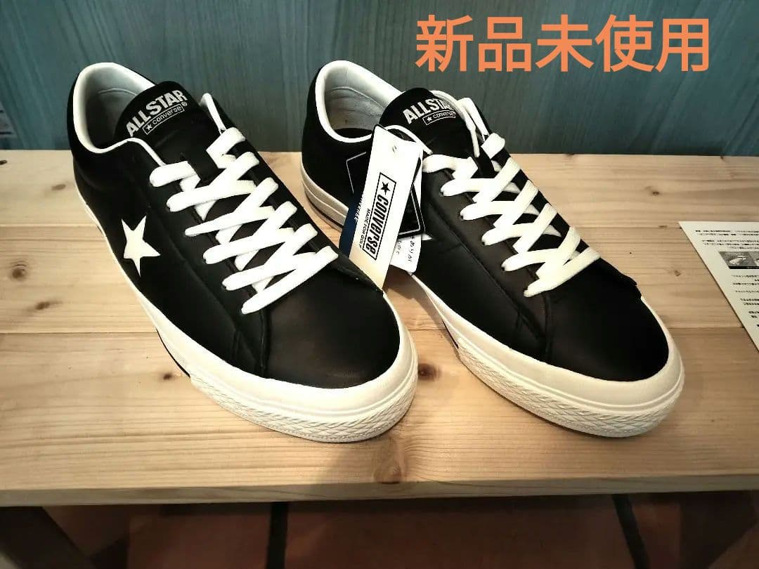 CONVERSE ONE STAR GF ブラック/ホワイト 6 USA ONE STAR GF / ワンスター GF (ブラック/ホワイト)– コンバース