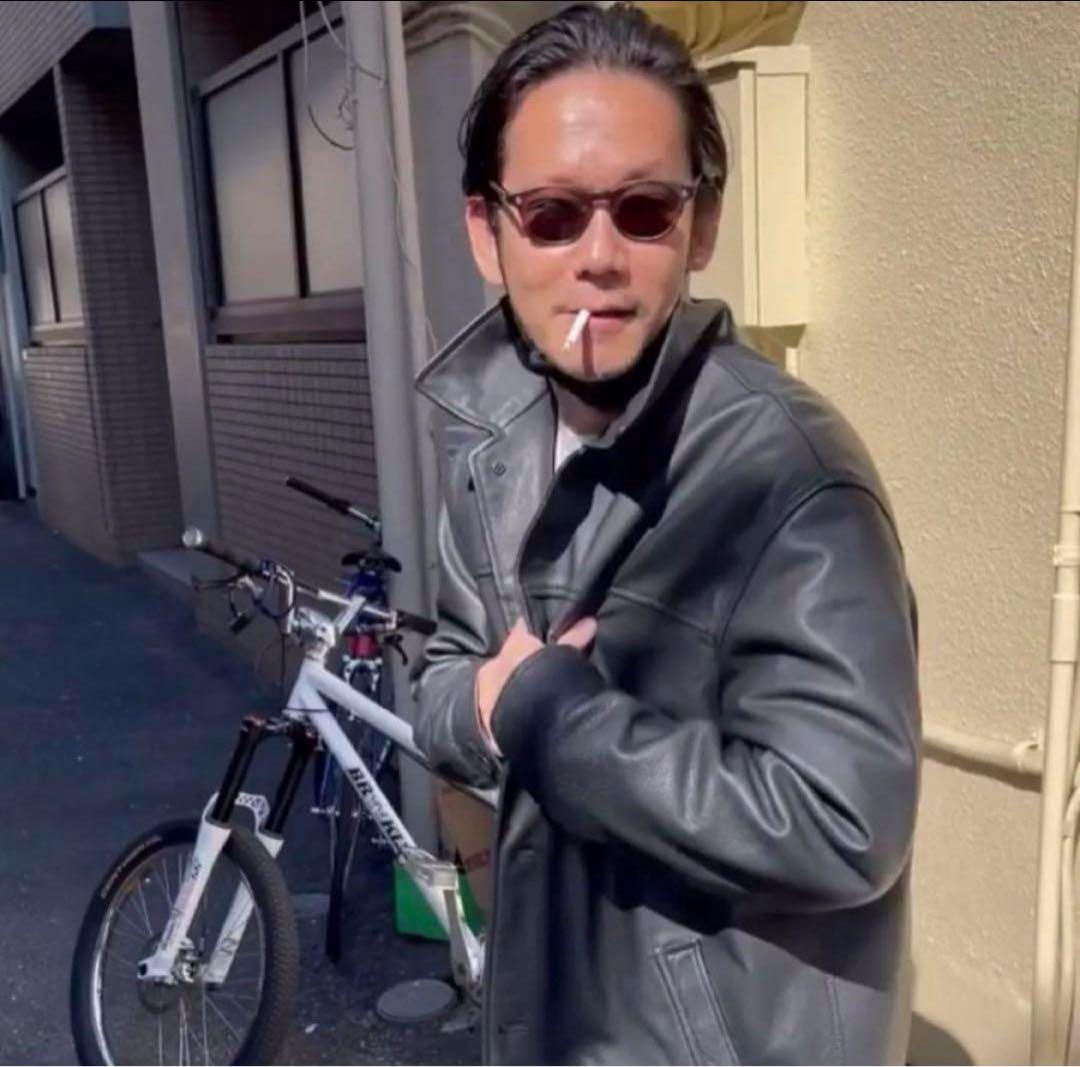 超希少】野村訓一着用 OLD GAP レザーカーコート xs - メルカリ