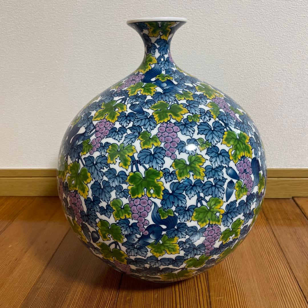 勝雪作 葡萄模様の陶器 勝雪作 葡萄模様の陶器 勝雪作 葡萄模様の陶器 勝雪作 葡萄模様の陶器