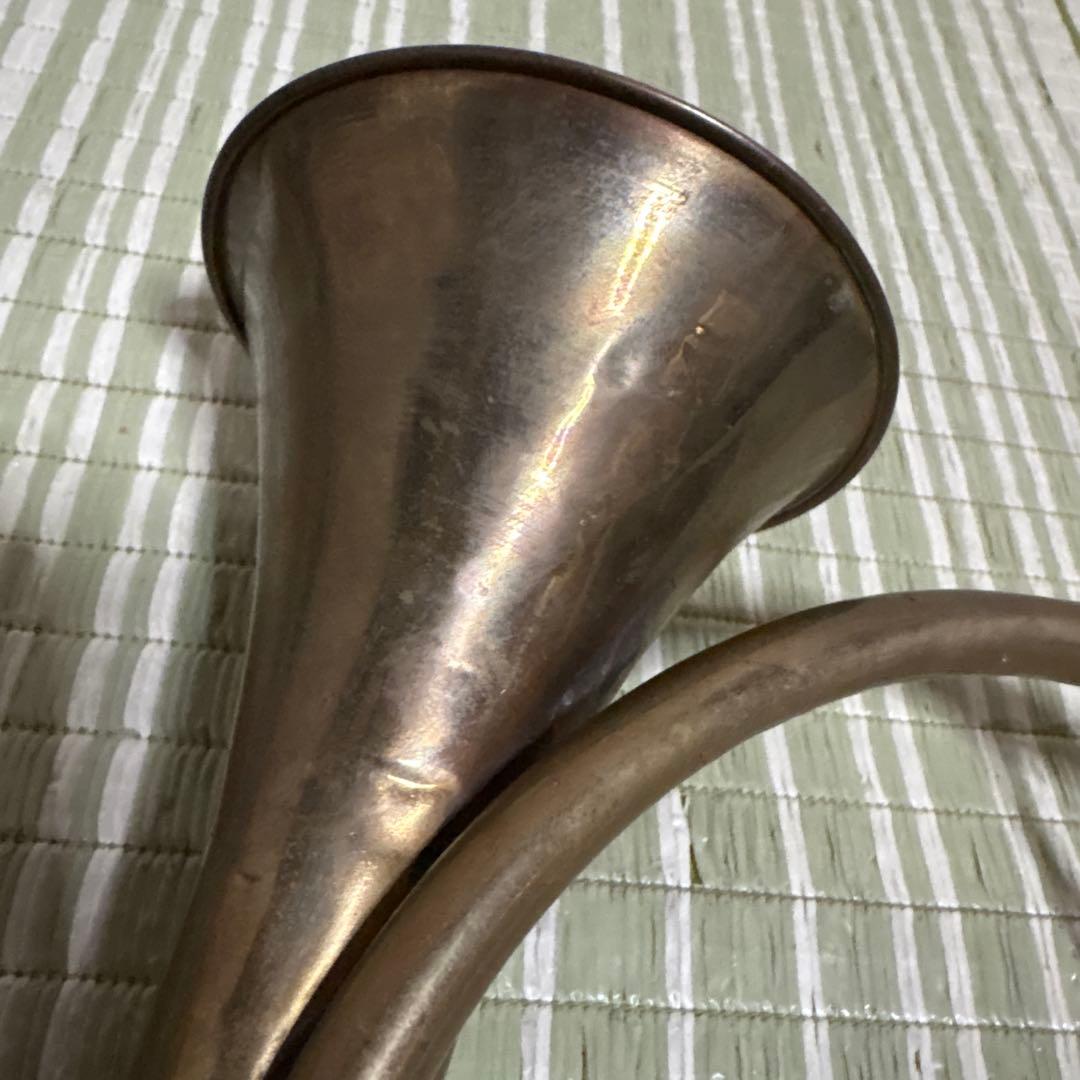 ホルン ポストホルン 郵便ラッパ 管楽器 吹奏楽 音楽 レトロ