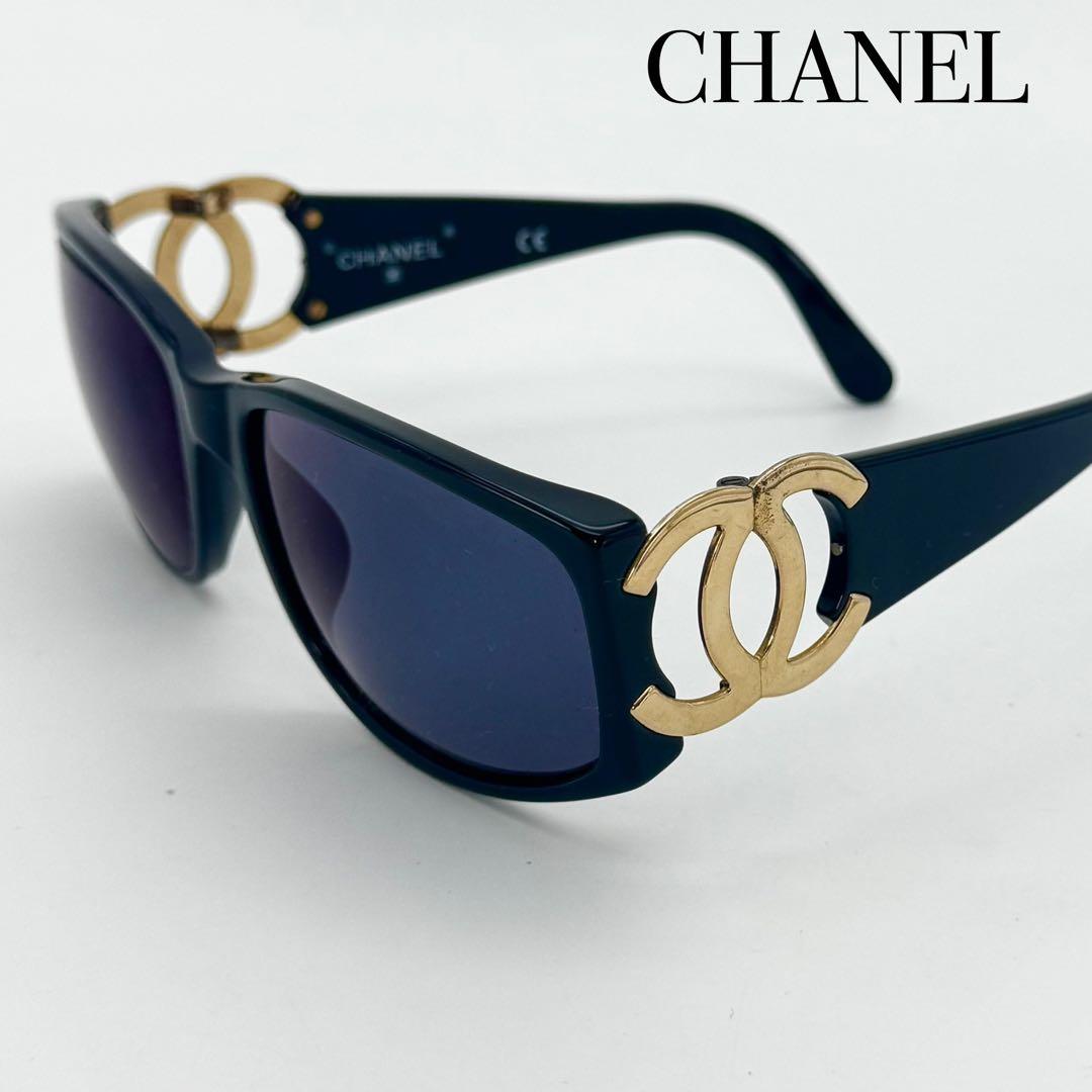 CHANEL シャネル ココマーク サングラス 度入り 金 ゴールド レディース CHANEL ブラック サングラス ココマーク イタリア製 94305 シャネル
