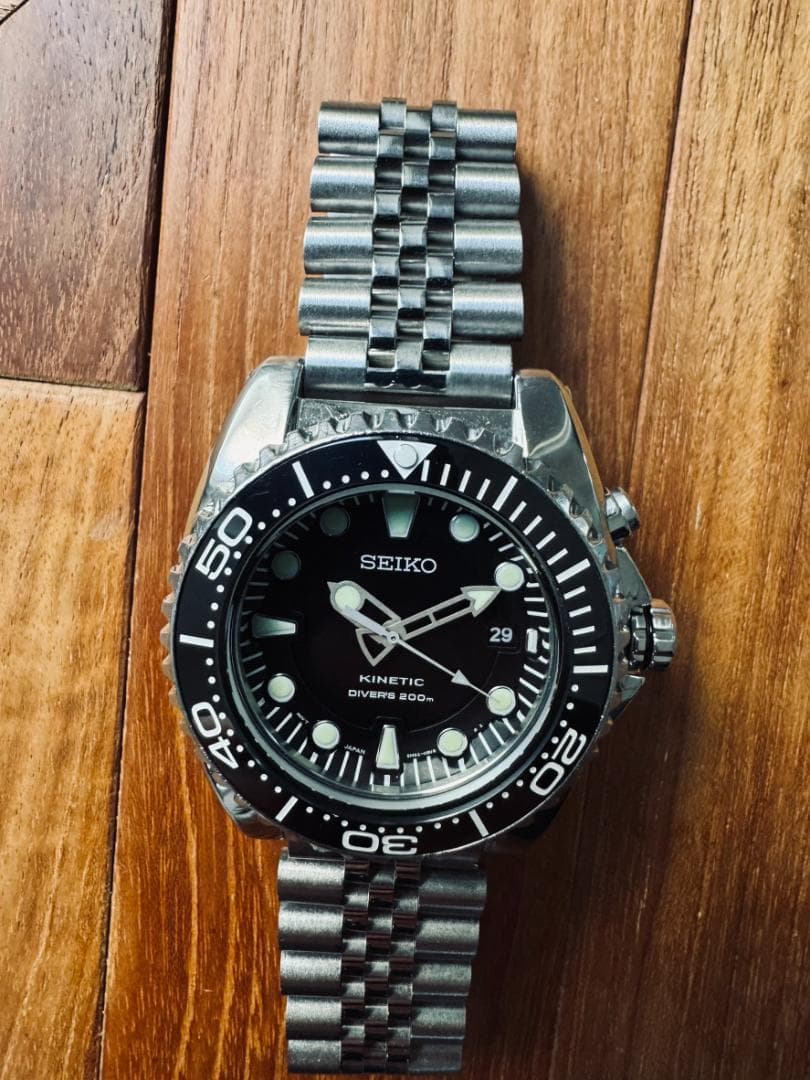 セイコー SEIKO プロスペック ダイバー キネティック 5M62-0BL0