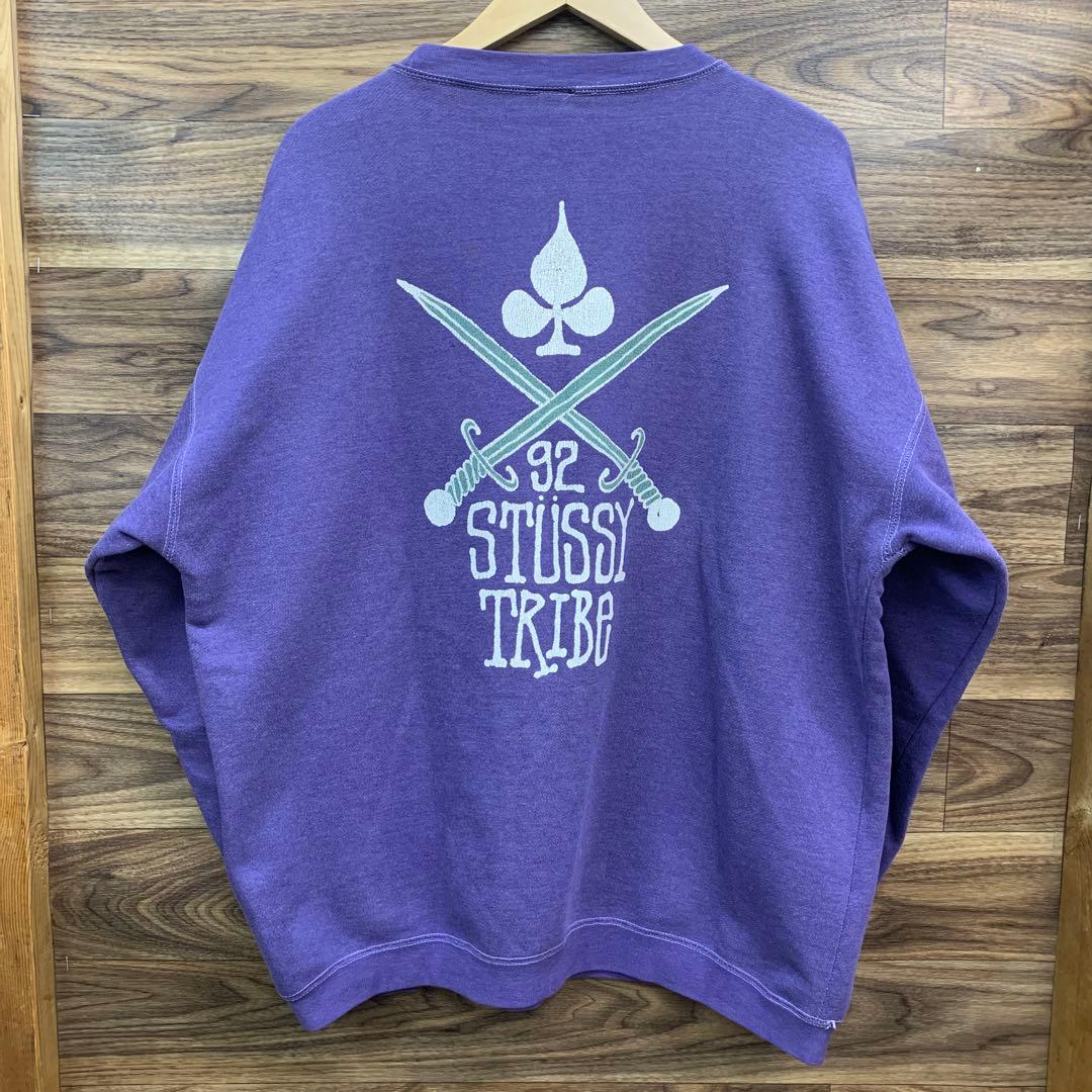 中古 80s OLD STUSSY スペードロゴ スウェット 黒タグ後期 USA - メルカリ