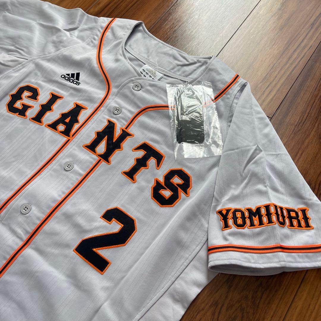 未使用】adidas 読売ジャイアンツ ユニフォーム #2 小笠原 O 巨人