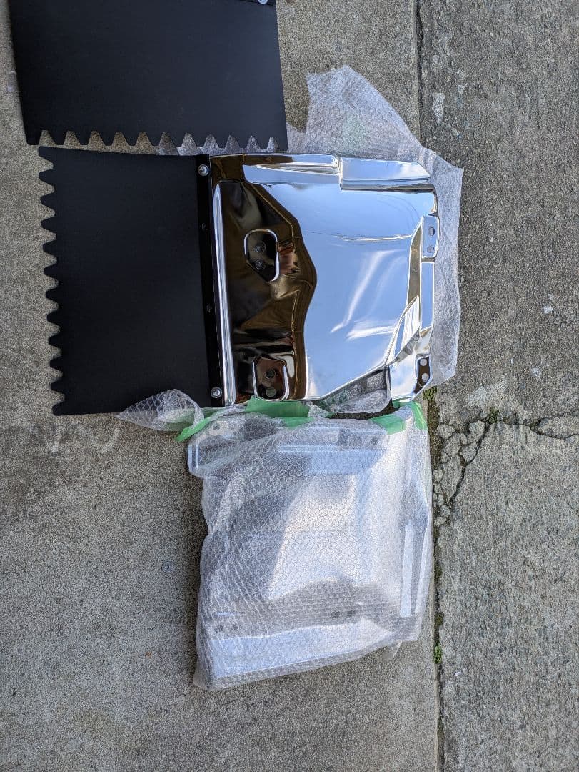 ０７エルフメッキマッドガード泥除け いすゞ NEW エルフ 超低 PM メッキ マッドガード 左右セット ABS製