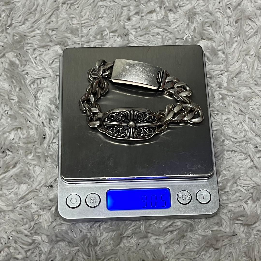 入手困難✨silver 925 オーバークロスモチーフ　ブレスレット 90.5g