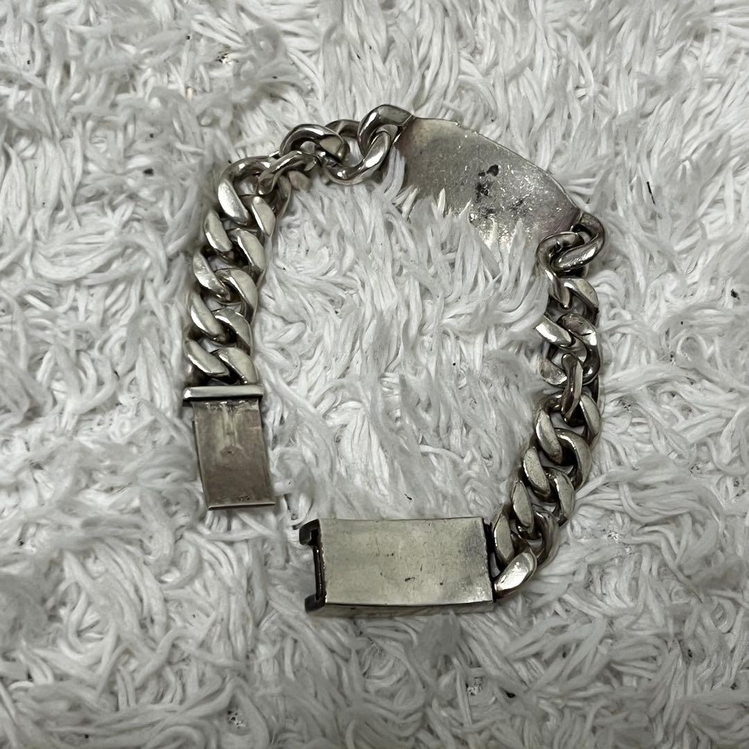 入手困難✨silver 925 オーバークロスモチーフ　ブレスレット 90.5g