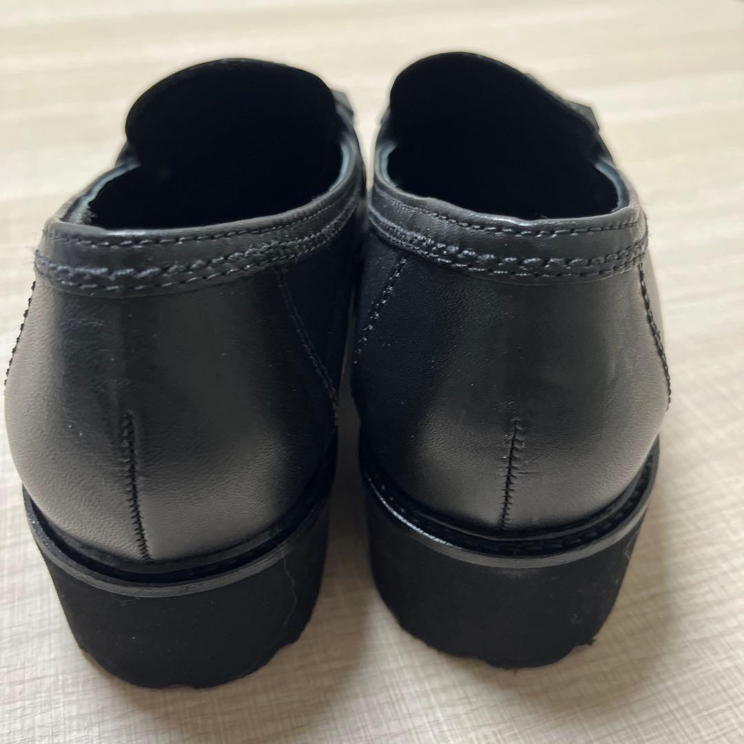 はっさく様専用 Gabor ブラック スタッズ付きローファー箱付き - メルカリ