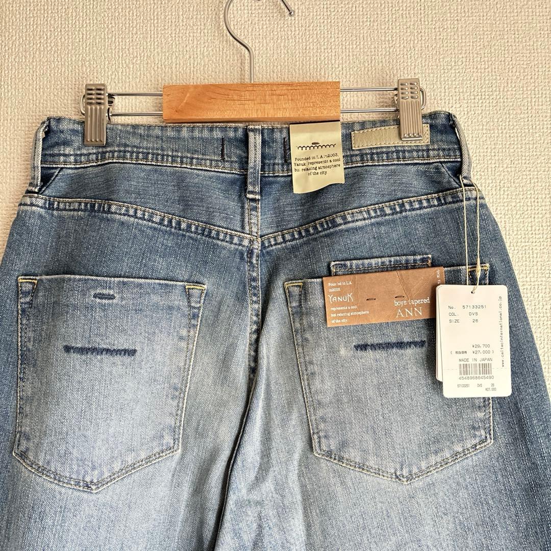 新品】YANUK ヤヌーク ANN boys tapered DVS 26 - メルカリ